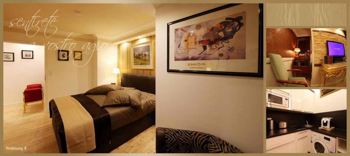 Golden Apartments Essen Chambre photo